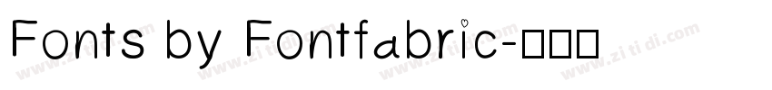 Fonts by Fontfabric字体转换